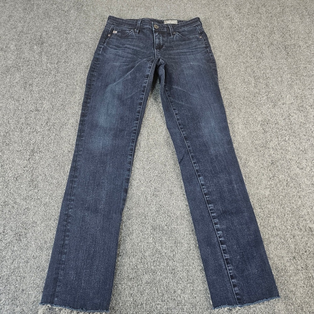 AG Adriano Goldschmied The‎ Prima Cigarette Leg Jeans Contour 360 Dark Wash 25R